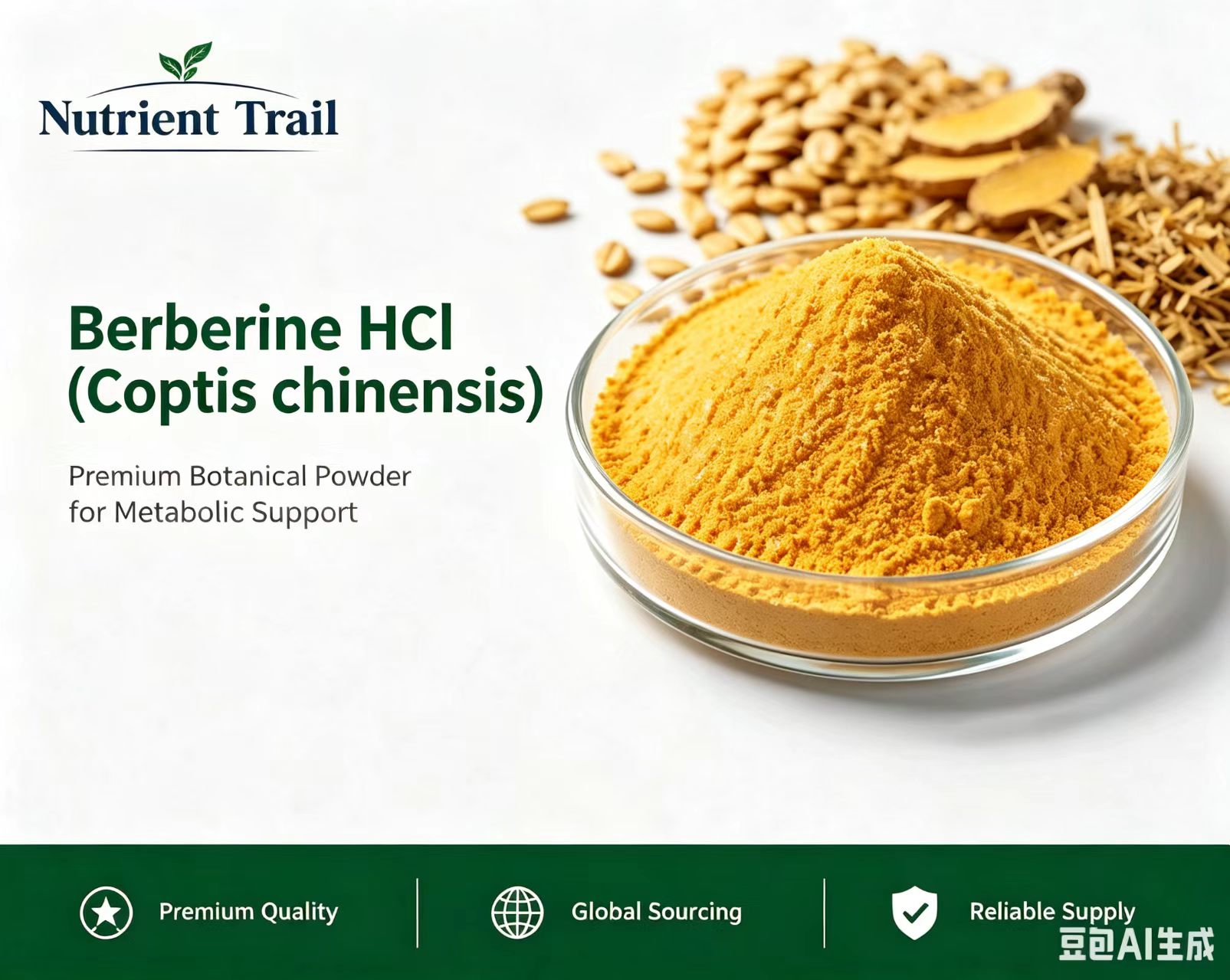 Berberine HCl (Coptis chinensis)